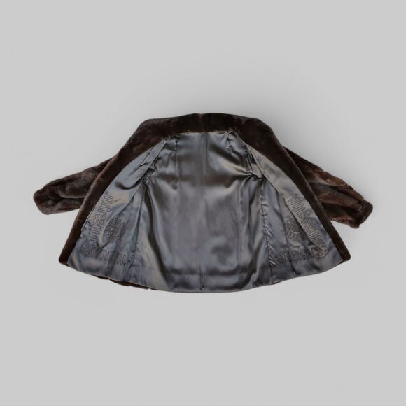 Vintage Dark Brown Mink Jacket -Medium/Large - Picture 8 of 8